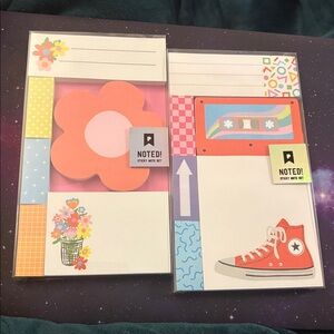 2 new sets Pipsticks sticky notes:
Spring Colors flowers and Blast from Past 90s